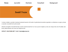 Tablet Screenshot of donaldfrazier.net
